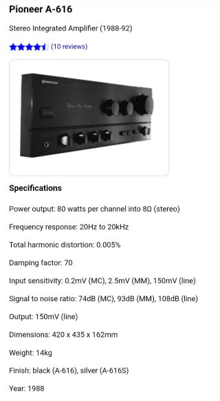 Pioneer A-616