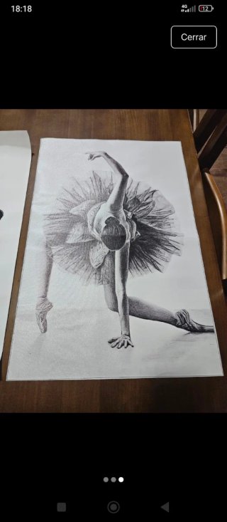 Láminas de arte: pareja y bailarina