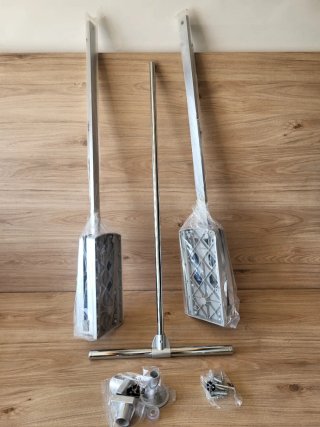 Barra armario abatible perchero basculante