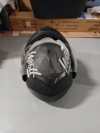 Casco Modular Moto Negro