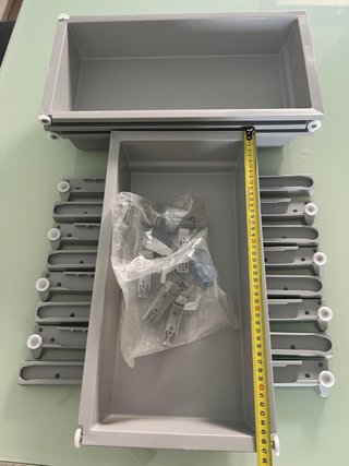 Kit 4 cajones ABS cocina 250mm x 480mm