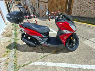 SYM Jet 14 Scooter Automático Rojo/Negro
