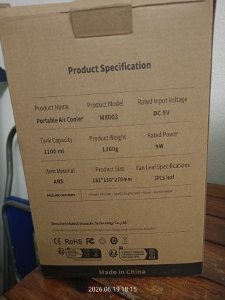 Ventilatore condizionatore Portatile Cooling Fan