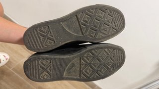 Converse Negras Suela Alta