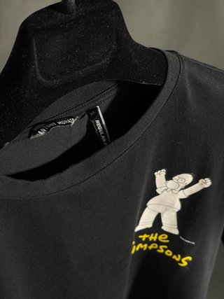 Antony Morato x The Simpsons T-Shirt Preta
