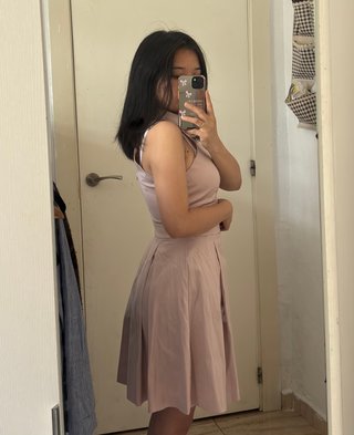 Vestido Zara rosa nuevo