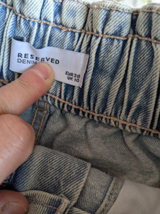 Pantaloncini jeans bambina 14 anni