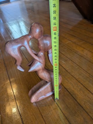 Figura decorativa de madera