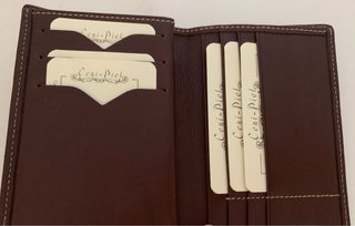 Cartera de Piel Ceni-Piel Marrón