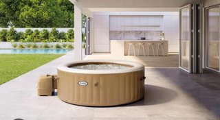 Jacuzzi Hinchable Intex Beige