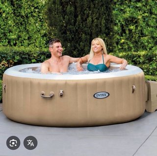 Jacuzzi Hinchable Intex Beige