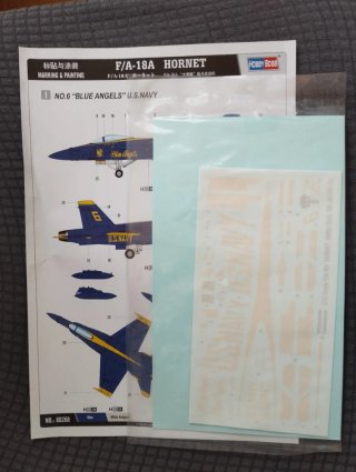 Calcas F/A-18A Hornet Blue Angels