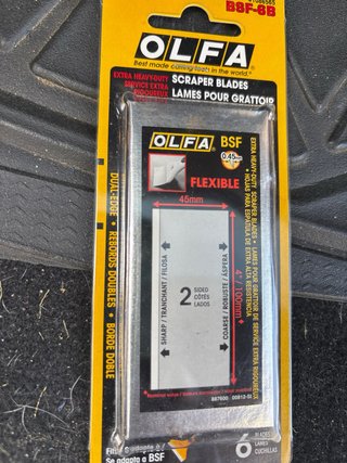 OLFA BSF-6B Cuchillas para Rascador (6 uds)