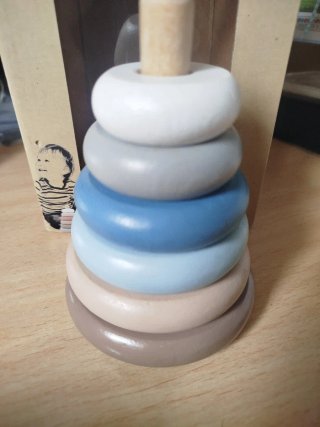 Juego encajar aros bebé ALE-HOP