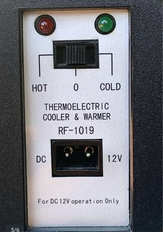 Nevera portátil eléctrica para camper.