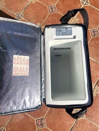 Nevera portátil eléctrica para camper.
