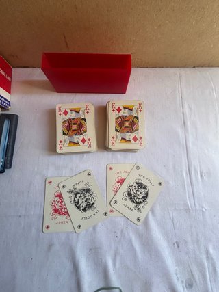 Lotto 7 mazzi di carte da gioco