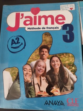 Libro de texto de francés Jaime 3 IES los olmos