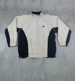 Adidas - Vintage Y2K Colorblock Track Jacket Cream