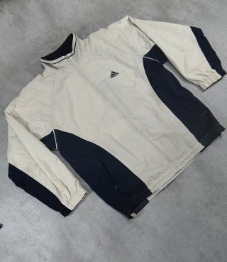 Adidas - Vintage Y2K Colorblock Track Jacket Cream