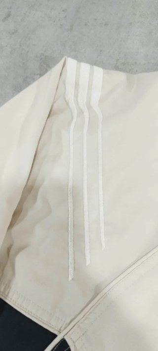 Adidas - Vintage Y2K Colorblock Track Jacket Cream