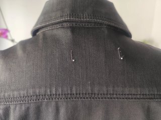 Cazadora vaquera negra Zara Woman M