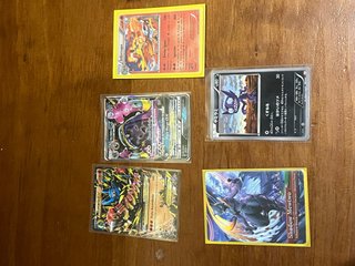 Lote Cartas Pokémon: Infernape, Lucario EX, Mewtwo