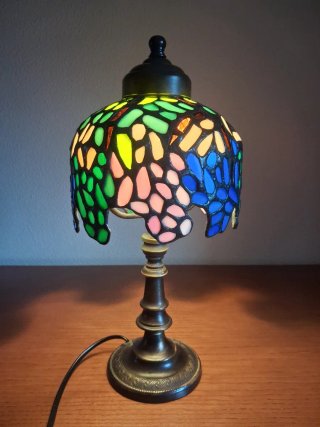 Lampada Tiffany in Vetro Multicolore