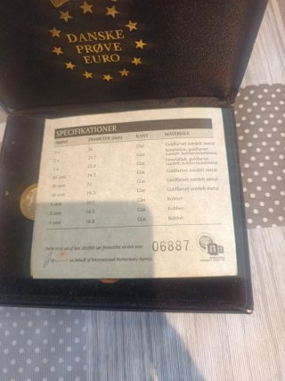 Estuche Monedas Dinamarca Euro