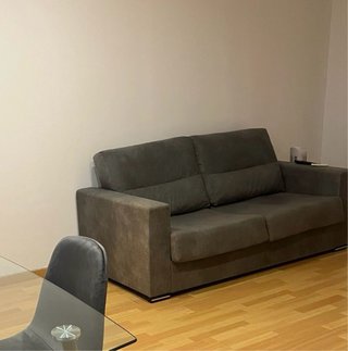 Sofá Cama Gris Tela