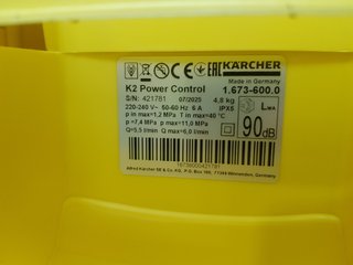 Hidrolimpiadora Kärcher K 2 Power Control