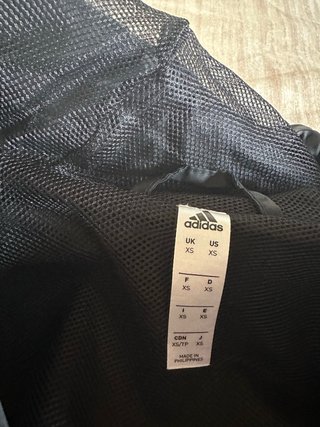 Chubasquero Adidas Negro Talla XS