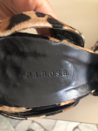 Sandali Parosh stampa animalier
