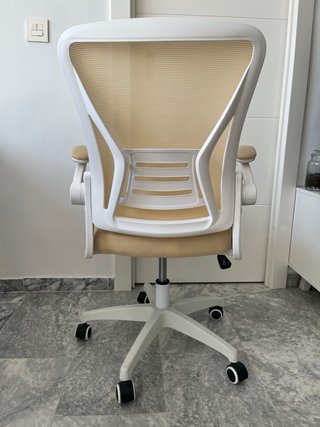 Sedia da ufficio Rattantree gialla