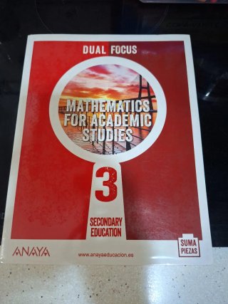 Mathematics for Academic Studies 3 ESO