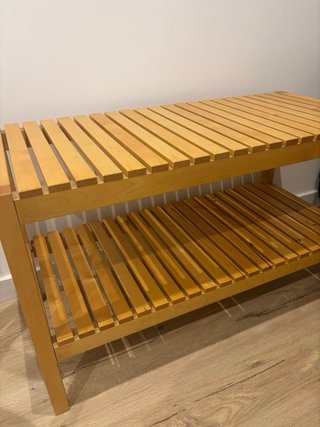 Banco de madera IKEA Molger