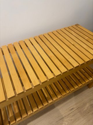 Banco de madera IKEA Molger
