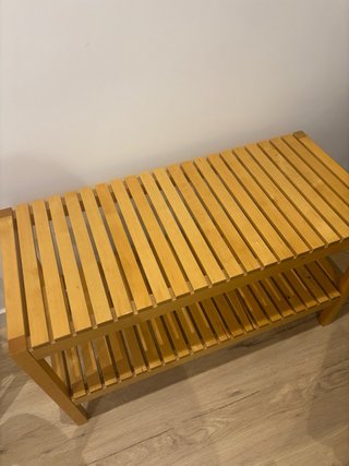 Banco de madera IKEA Molger