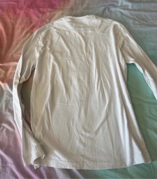 Camiseta Gas Vintage Blanca Manga Larga