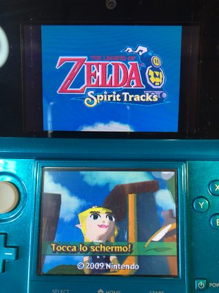 The Legend of Zelda spirit tracks ds cartuccia