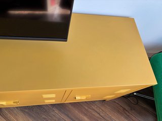 Mueble TV Acero Amarillo SKLUM