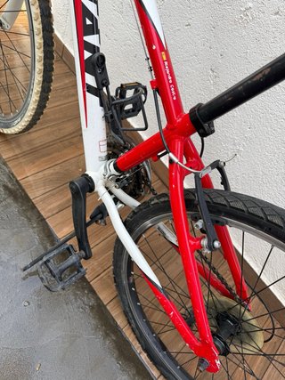 Bicicleta Giant XTC 24 Roja y Blanca