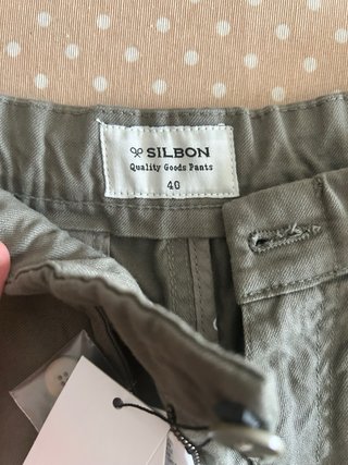 Lote 2 Pantalones Cargo Silbon Talla 40