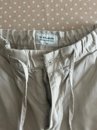 Lote 2 Pantalones Cargo Silbon Talla 40