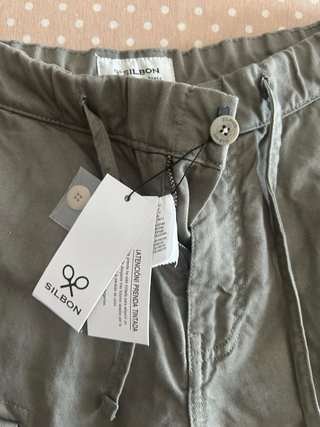 Lote 2 Pantalones Cargo Silbon Talla 40