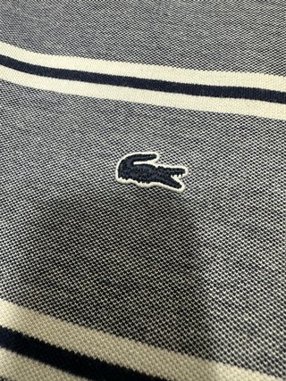 Polo Lacoste Gris Azul Marino XXXL Hombre