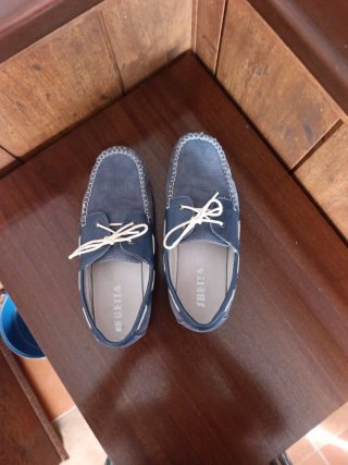 Zapatos náuticos hombre azul