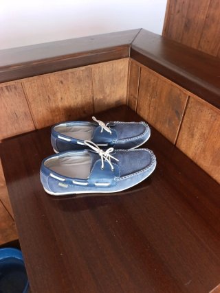 Zapatos náuticos hombre azul