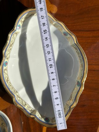 Set 4 oggetti vintage decorati