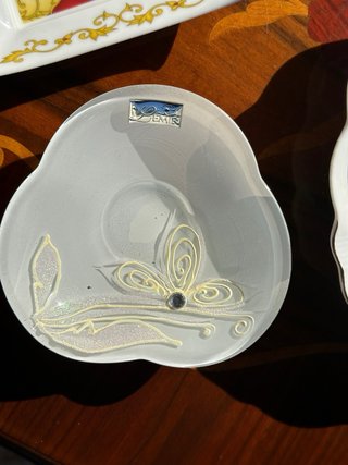 Set 4 oggetti vintage decorati